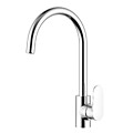 AQ1882CR НИКА смеситель Aquatek для кухни (полукруглый излив)