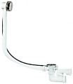 Слив-перелив п/автомат WIRQUIN для ванны с внешним кабелем L=700 мм регулируем.сифоном, вентиль и клапан латунь хром