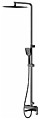 Душевая стойка со смесителем Gappo G2417-9 (цвет: оружейная сталь)