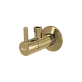 Угловой вентиль с фильтром 1/2"?3/8", круглый, GOLD-мат, арт.ARV001-G-B