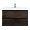Тумба для ванной комнаты подвесная BelBagno ACQUA-1000-2C-SO-RNG 100 см Rovere Nature Grigio