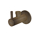Угловой вентиль с фильтром 1/2" D 1/2", круглый, антик, арт.ARV003-ANTIC